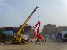 hj1728 不銹鋼雕塑—舞_青島國際服裝城不銹鋼雕塑、石雕、玻璃鋼雕塑_濱州宏景雕塑有限公司