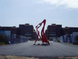 hj1735 不銹鋼雕塑—舞_青島國際服裝城不銹鋼雕塑、石雕、玻璃鋼雕塑_濱州宏景雕塑有限公司