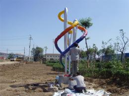 hj1741 不銹鋼雕塑-針線之魅_青島國際服裝城不銹鋼雕塑、石雕、玻璃鋼雕塑_濱州宏景雕塑有限公司